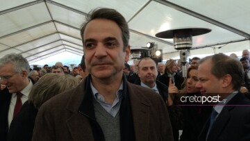 Μητσοτάκης στην Κρήτη: Μπαίνουν τα «θεμέλια» του νέου αεροδρομίου στο Καστέλι