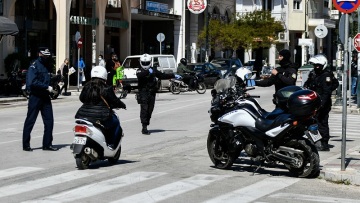 Απαγόρευση κυκλοφορίας: Σε 1.631 οι παραβάσεις και 8 οι συλλήψεις