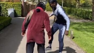 Βίντεο: Η φοβερή «ποδιά» του Πογκμπά στη μητέρα του 