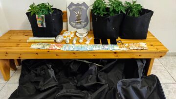 Θεσσαλονίκη - Ναρκωτικά: Δυο ζευγάρια έκρυβαν στα σπίτια τους κοκαΐνη και χασισόδεντρα