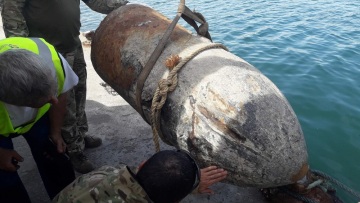 Βίντεο: Εντυπωσιακές εικόνες από την εξουδετέρωση νάρκης στη Νέα Μηχανιώνα