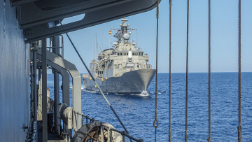 Πολεμικό Ναυτικό: Εντυπωσιακές εικόνες από άσκηση στο Αιγαίο