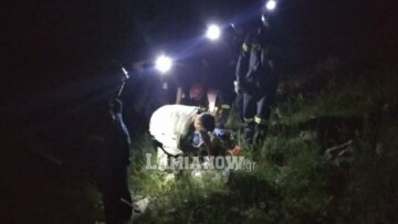 Αίσιο τέλος για τον ηλικιωμένο που είχε πέσει σε χαράδρα στον Παρνασσό  