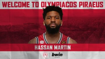 Ολυμπιακός: Ανακοίνωσε τον Χασάν Μάρτιν