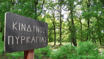 Υψηλός κίνδυνος πυρκαγιάς σε τέσσερις περιφέρειες - Απαγόρευση κυκλοφορίας σε δάση