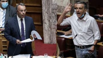 Βουλή: Αντιπαράθεση Σταϊκούρα - Τσακαλώτου για την προστασία της πρώτης κατοικίας