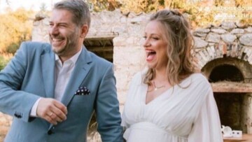 Αλέξανδρος Μπουρδούμης και Λένα Δροσάκη: Η απίθανη φωτογραφία με το μωρό τους 
