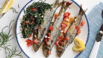 Σαρδέλες µε ντοµάτα στο φούρνο