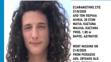 Εξαφανίστηκε 28χρονος στον Πειραιά 