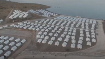 Μεταναστευτικό: Η νέα δομή φιλοξενίας στο Καρά Τεπέ από ψηλά