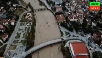 Κακοκαιρία Ιανός: Συγκλονιστικό βίντεο: Οι καταστροφές στο Μουζάκι Καρδίτσας από ψηλά