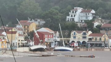 Κακοκαιρία Ιανός - Ιθάκη: Ένας τραυματίας και 39 σκάφη βυθίστηκαν ή υπέστησαν ζημιές