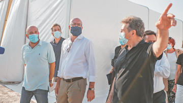 Μιχάλης Χρυσοχοΐδης στο ΘΕΜΑ: Θα κάτσω στη Μόρια μέχρι να βάλουμε τάξη, όπως στα Εξάρχεια