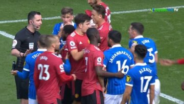 Μπράιτον - Μάντσεστερ Γιουνάιτεντ: Δείτε πως το σφύριγμα της λήξης έγινε πέναλτι και... απόδραση με Φερνάντες στο 90+9'