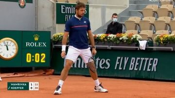 «Πάγωσαν» και στο Roland Garros από τον εκκωφαντικό ήχο του Rafale (βίντεο)