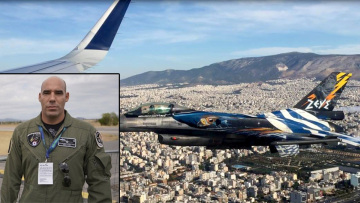 28η Οκτωβρίου: Ποιος είναι ο πιλότος της «Ζευς» που έστειλε το συγκλονιστικό μήνυμα από αέρος
