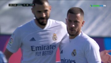 Ρεάλ-Ουέσκα: Ο Αζάρ επέστρεψε και πέτυχε ασύλληπτη γκολάρα - Δείτε βίντεο