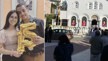 Σεισμός στη Σάμο: Σε κλίμα οδύνης αποχαιρέτησαν τον Άρη και την Κλαίρη 