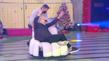 Big Brother: Ο Χρήστος Μακρίδης κάνει είσοδο με... καναπέ στον Νίκο Μουτσινά 