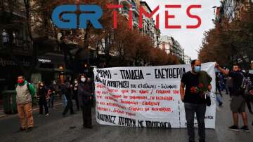 Θεσσαλονίκη: Δεκάδες προσαγωγές στην κινητοποίηση για το Πολυτεχνείο