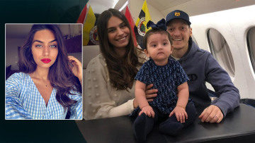 Αμινέ Γκιουλσέ: Έλαμψε στο πλευρό του Οζίλ η εστεμμένη καλλονή κουμπάρα του Ερντογάν