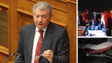 Σήφης Βαλυράκης: Άγνωστο πώς έπεσε στη θάλασσα - Η προπέλα τον χτύπησε στο κεφάλι