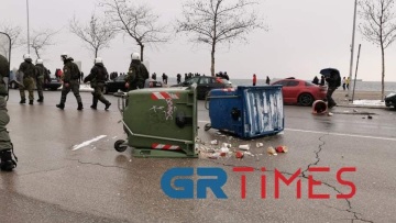 Θεσσαλονίκη: Δέκα προσαγωγές στη συγκέντρωση κατά του lockdown (βίντεο)