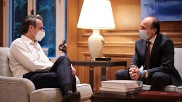  Τον κορυφαίο ορειβάτη – αλπινιστή Αντώνη Συκάρη συνάντησε ο Κυριάκος Μητσοτάκης