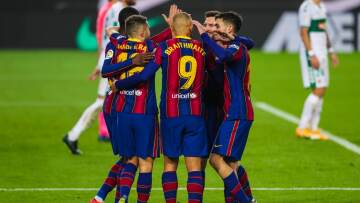 La Liga, Μπαρτσελόνα-Έλτσε 3-0: Ο ρέκορντμαν Μέσι την επανέφερε στη 3η θέση - Δείτε τα γκολ