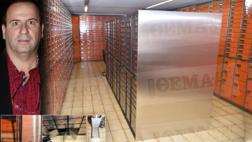 Ριφιφί στο Ψυχικό: Δείτε φωτογραφίες από τις θυρίδες που άνοιξε ο Γκουρούσης