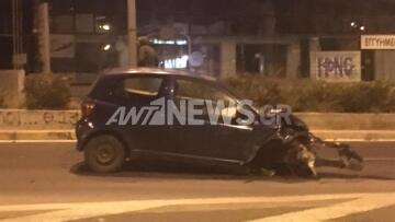 Τροχαίο τα ξημερώματα στη Μεσογείων