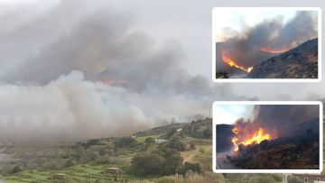 Φωτιά στην Άνδρο: Ενισχύονται οι πυροσβεστικές δυνάμεις - Ελικόπτερα super puma στην περιοχή - Βίντεο, φωτογραφίες