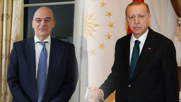 Καθοριστικό τετ-α-τετ Δένδια - Ερντογάν στην Άγκυρα