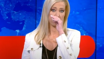 Έφη Αλεβίζου: Λύγισε on air με τα πλάνα του πιλότου αγκαλιά με την κόρη του στην Αλόννησο