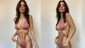 Έμιλι Ραταϊκόφσκι: Δύο μήνες μετά τη γέννα της ποζάρει με σούπερ σέξι ροζ μπικίνι!