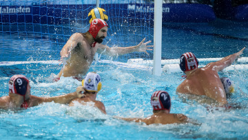 Πόλο Champions League, Μπαρτσελονέτα-Ολυμπιακός 22-9: «Μαύρη νύχτα» για τους ερυθρόλευκους