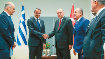 Μητσοτάκης - Ερντογάν: Με ανοιχτή ατζέντα και κόκκινες γραμμές