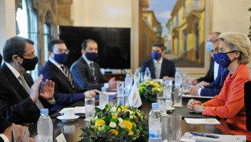 Συνάντηση Φον Ντερ Λάιεν - Αναστασιάδη: Στην Κομισιόν το θέμα δημιουργίας βάσης rescEU στην Κύπρο