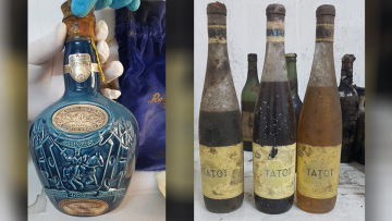 Κτήμα Τατοΐου: Βρέθηκαν 4.000 σπάνιες φιάλες κρασιών και ποτών - Και Chivas για την ενθρόνιση της Ελισάβετ (φωτογραφίες)