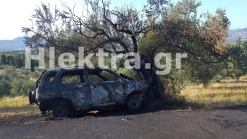  Κορινθία: Βρέθηκε απανθρακωμένος ο ιερέας του χωριού Αλμυρή μέσα στο όχημά του