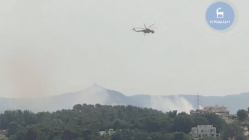 Υπό έλεγχο η φωτιά που εκδηλώθηκε κοντά στην πόλη της Ρόδου