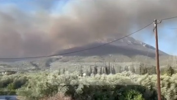 Φωτιά στη Φωκίδα: Εκκενώθηκαν τρεις οικισμοί - Στα ορεινά το πύρινο μέτωπο