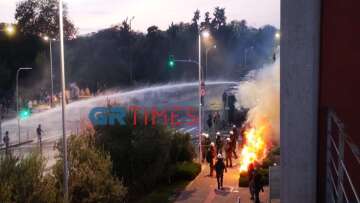 Θεσσαλονίκη: Συλλήψεις μετά τα επεισόδια με μολότοφ και χημικά 