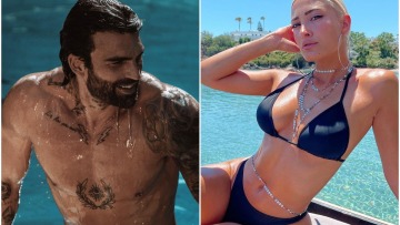 Ιωάννα Τούνη - Δημήτρης Αλεξάνδρου: Η φωτογραφία με το παθιασμένο φιλί σε παραλία 