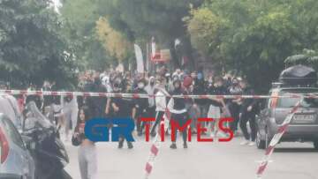 Νέα ένταση στη Θεσσαλονίκη: Φωτιές σε κάδους, πέτρες έξω από το ΕΠΑΛ Ευόσμου