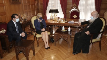 Συνάντηση Πλεύρη - Γκάγκα με τον Ιερώνυμο: Στο επίκεντρο η ενίσχυση της εμβολιαστικής καμπάνιας