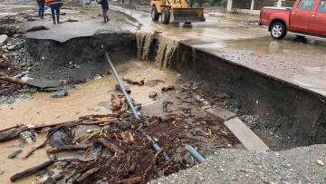 «Σάρωσε» και την Αγιά της Λάρισας η κακοκαιρία «Αθηνά»