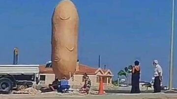 Κύπρος: Μια πατάτα στην είσοδο χωριού προκαλεί σχόλια στα social media