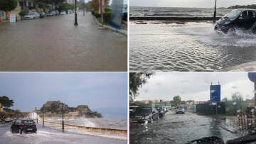 Κακοκαιρία «Μπάλλος»: Καταστροφές σε Κέρκυρα, αγνοείται άντρας στην Εύβοια - Σαρώνει και την Κρήτη η κακοκαιρία