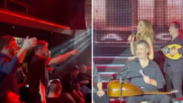 Η Δέσποινα Βανδή αφιερώνει στον Βασίλη Μπισμπίκη το τραγούδι «Στην αυλή του παραδείσου» και εκείνος... λιώνει